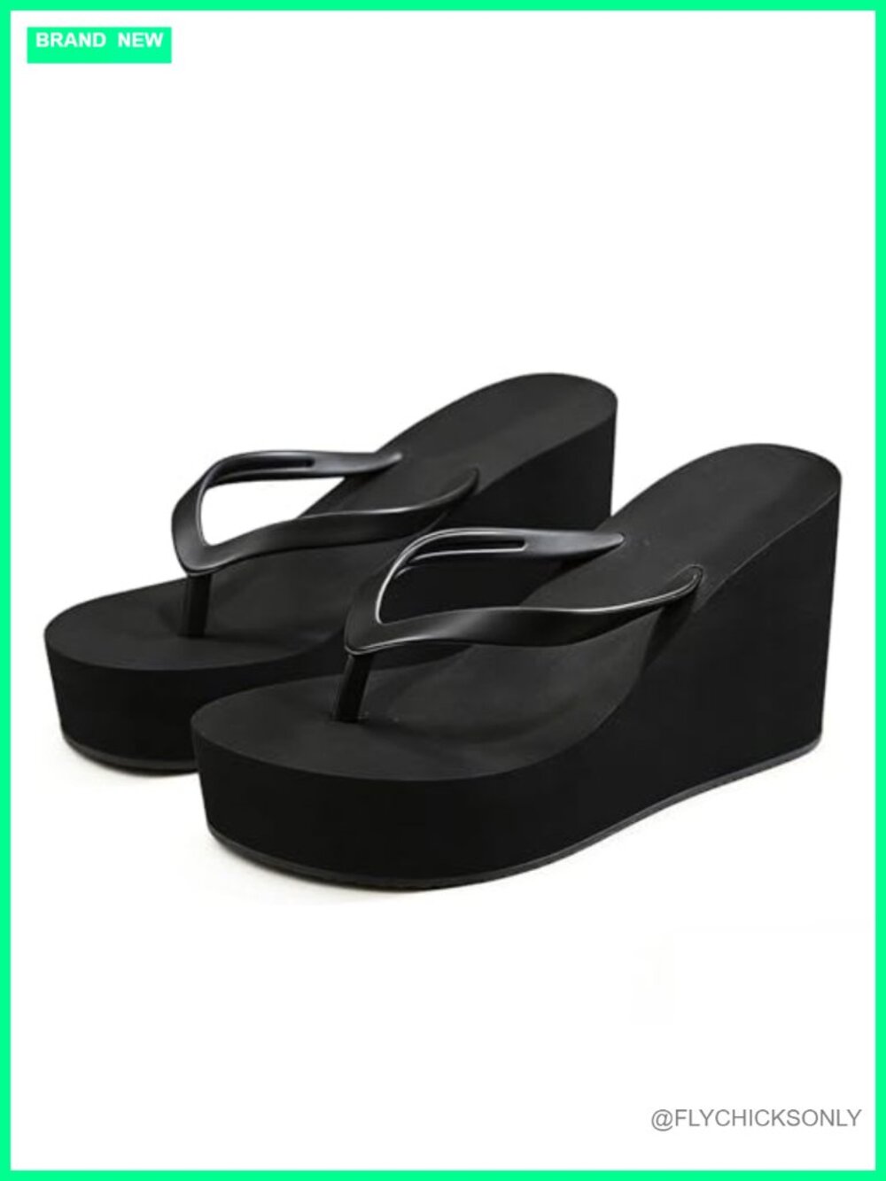 Wedge Flip Flops Women Comfortable Open Toe Slip On Platform Thong Sandals